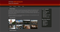 Desktop Screenshot of peterbergstrand.com